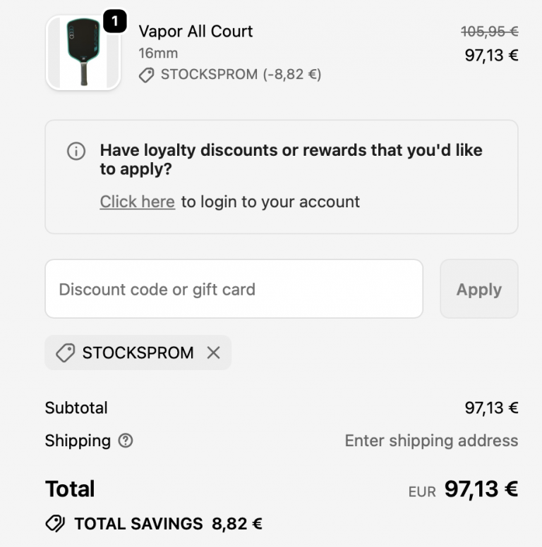 11SIX24 Pickleball Discount Code