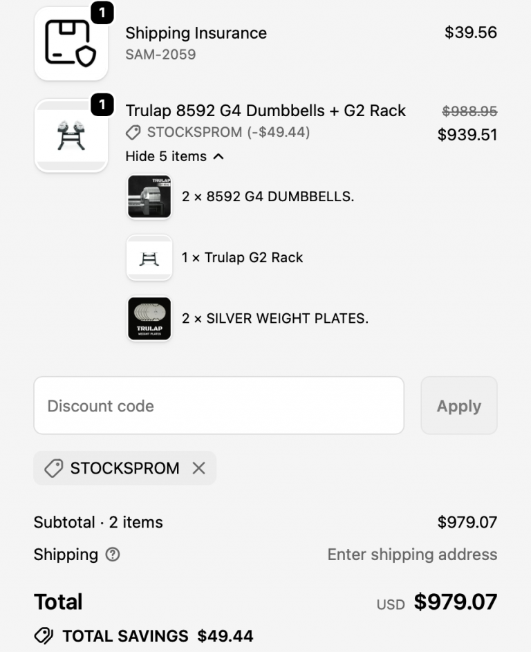 TRULAP cart with Discount Code STOCKSPROM 2026 - 25% off applied