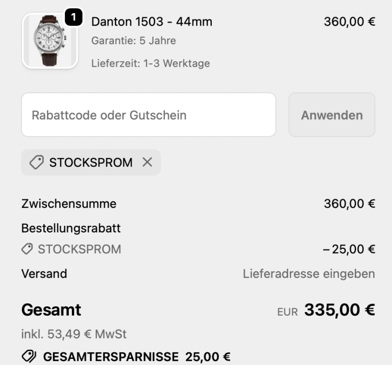 Louis XVI Watches cart with Discount Code STOCKSPROM 2026 - 10% off applied