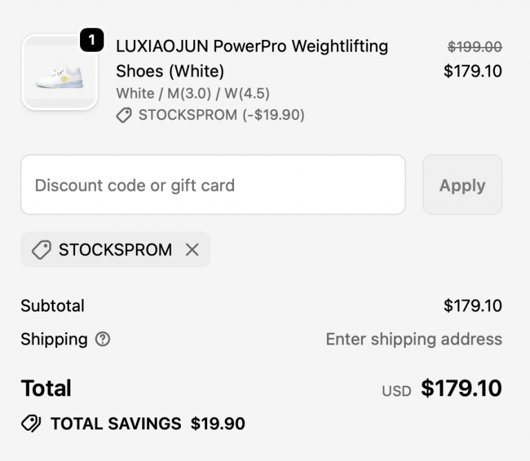 LUXIAOJUN cart with Discount Code STOCKSPROM 2026 - 15% off applied